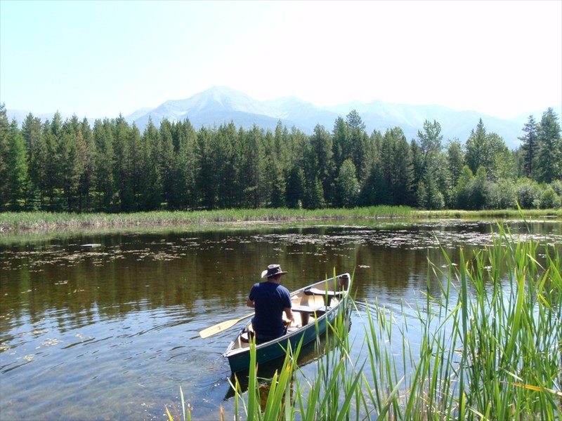 Canoeing in the Swan Valley, Montana