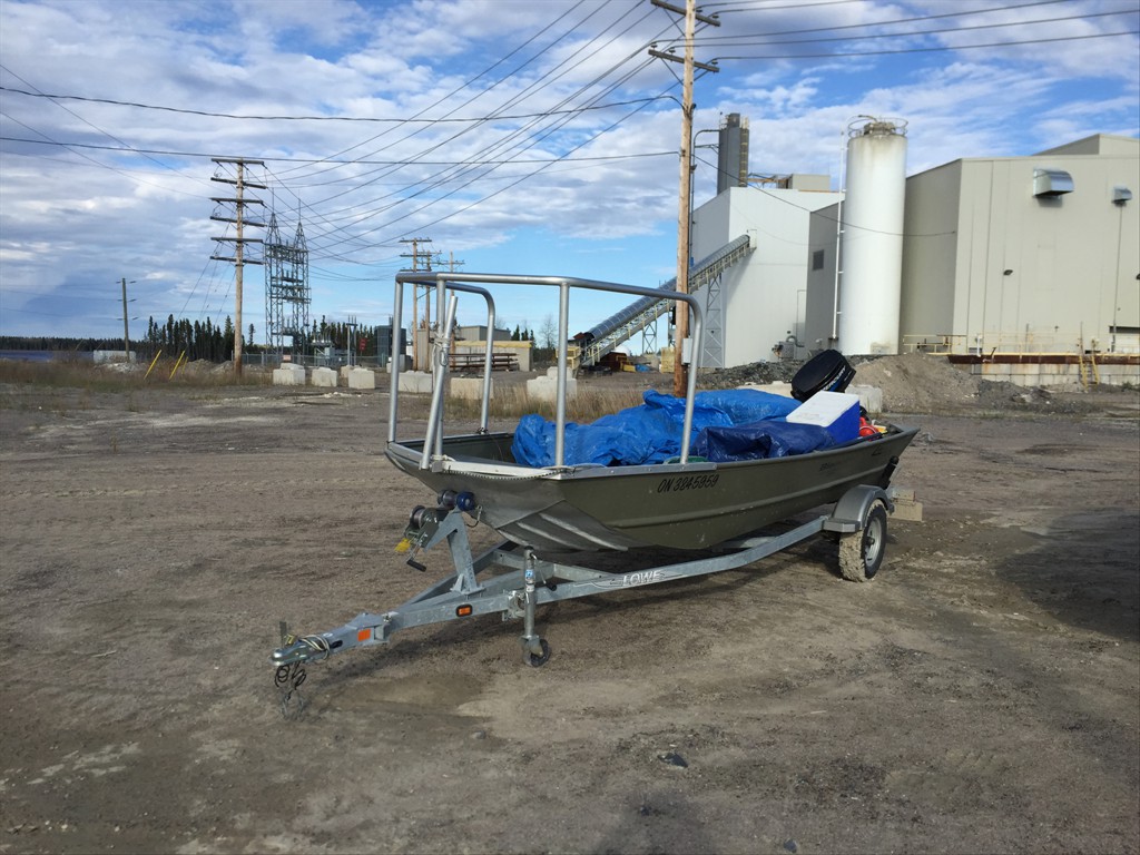 Biotactic electrofishing in Wabowden Manitoba