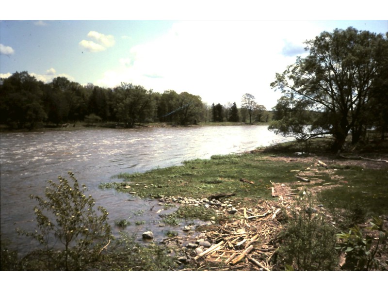 Grand River in flood, Kitchener, Ontario