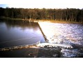 Grand River in flood, Mannheim Weir, Kitchener, Ontario