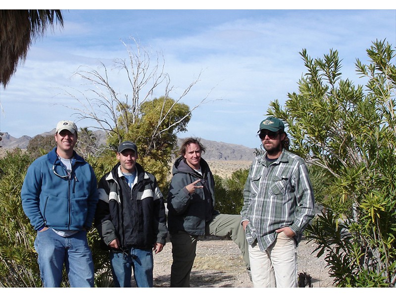 The BioWest staff in Lake Mead, Nevada