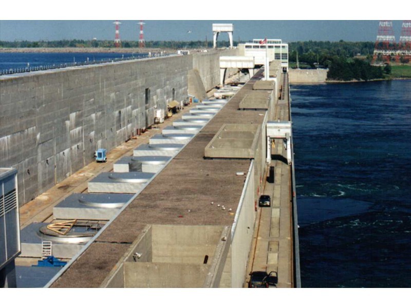 Mosessaunders Dam, St. Lawrence River