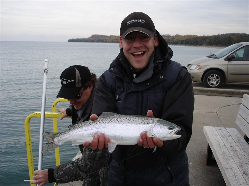 A rainbow trout from Big Bay, Georgian Bay, Ontario