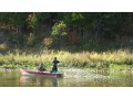 Seining for fish in the Grand River, Kitchener, Ontario