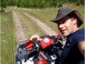 Tracking fish by ATV in Montana