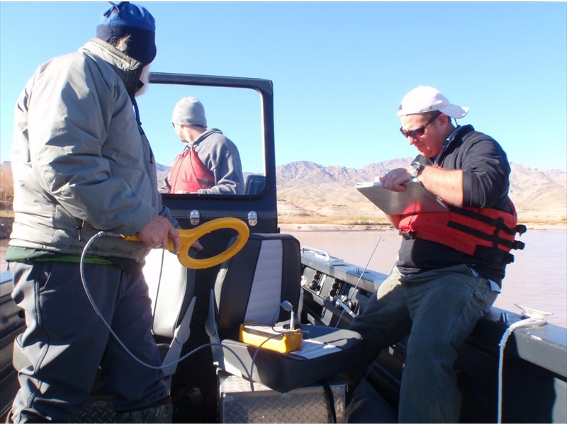 Tracking razorback suckers in Lake Mead