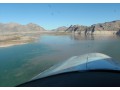 Flying at 50 feet over Gregg Basin in Lake Mead, Arizona