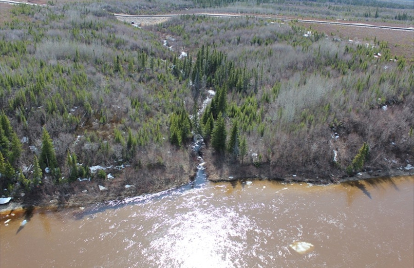 Mouth of No Name Creek