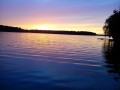 Beautiful sunset at Lake Eugenia near Node 13