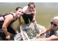 Teaching fisheries sampling techniques to summer students