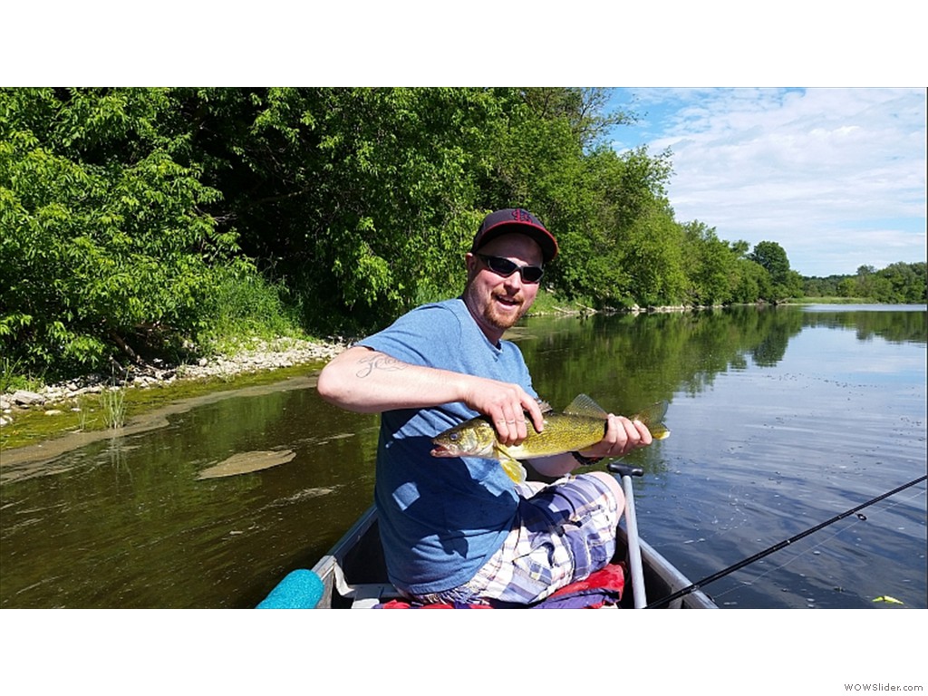 Walleye angled from the Grand River near Doon