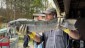 Slightly banged up but what a beautiful fish! Tagging Steelhead at Denny’s Dam