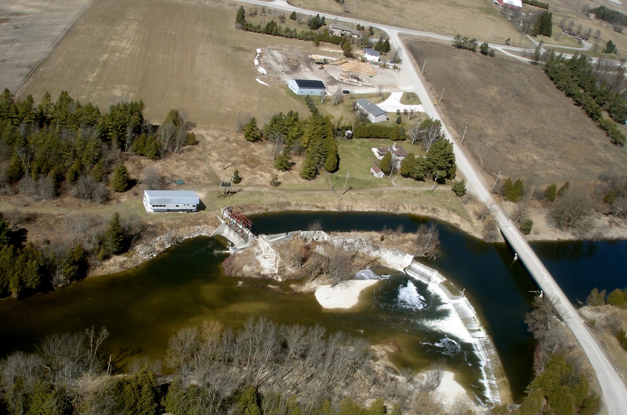 aerial image hydrodam