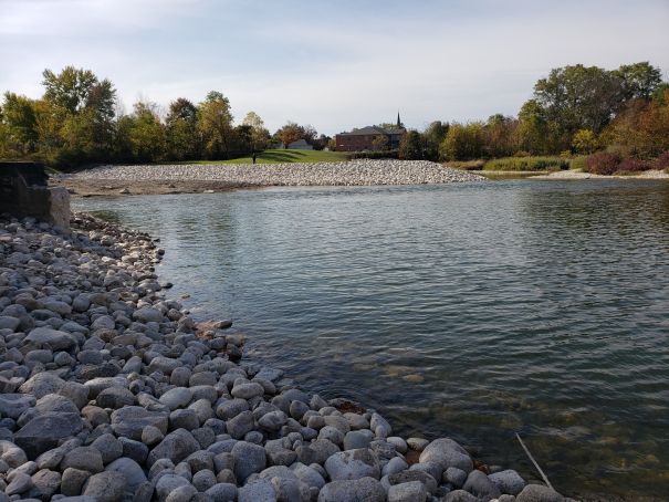 remediated dam removal footprint