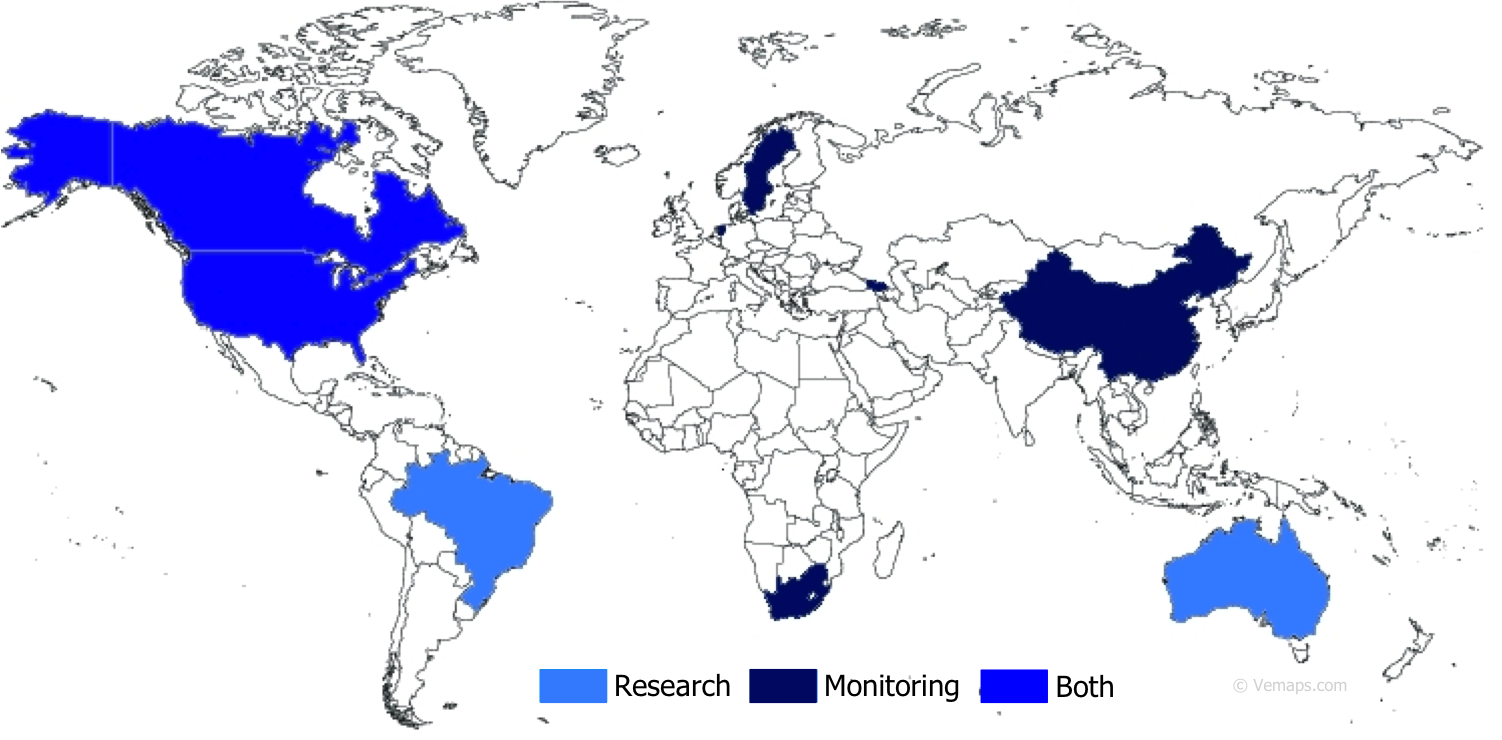 Research Monitoring Map